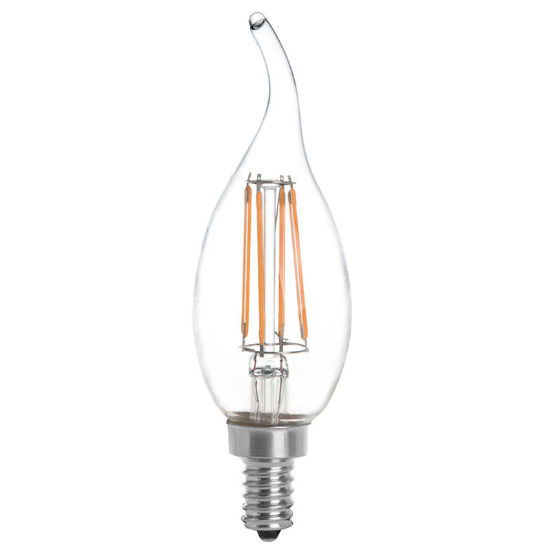 CA10 E12 4W LED Vintage Antique Filament Light Bulb, 40W Equivalent, 4-Pack, AC100-130V or 220-240V CA10 E12 4W LED Vintage Antique Filament Light Bulb, 40W Equivalent, 4-Pack, AC100-130V or 220-240V